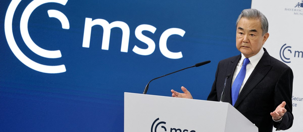 Wang Yi, ministro de Asuntos Exteriores de China en la Conferencia de Seguridad de Munich