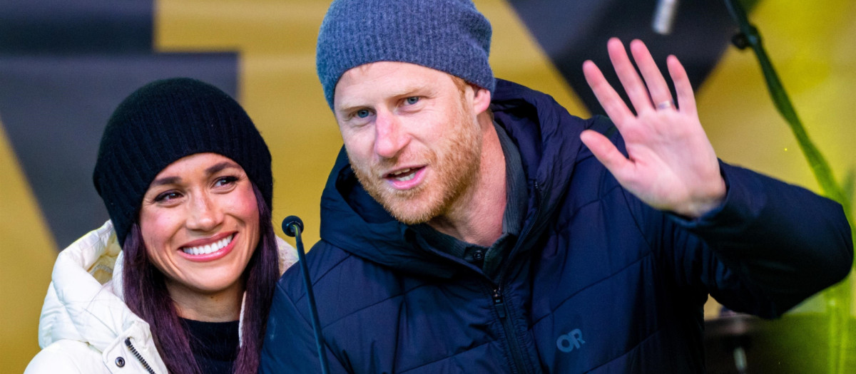 Príncipe  Harry y  Meghan Markle, en Canada.