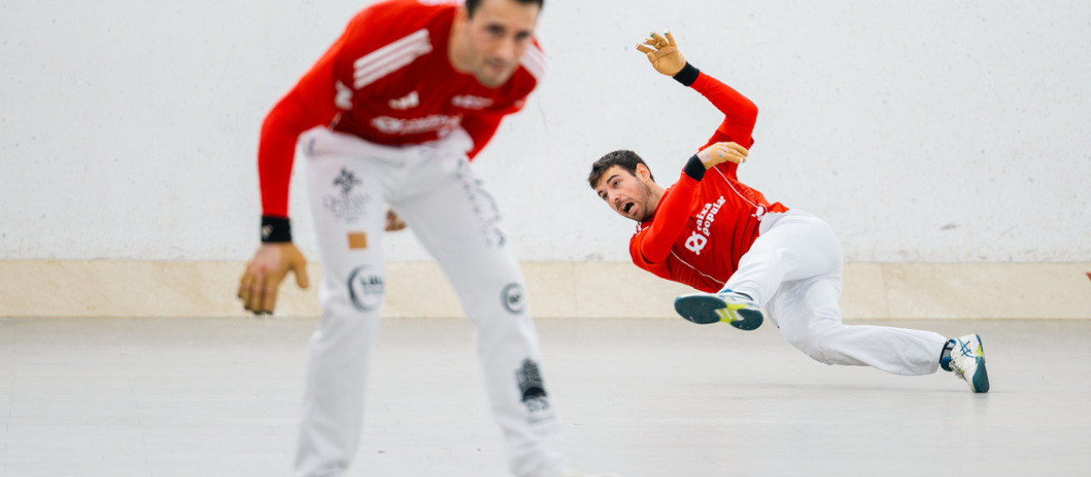 Imagen de archivo de una partida de pilota valenciana.