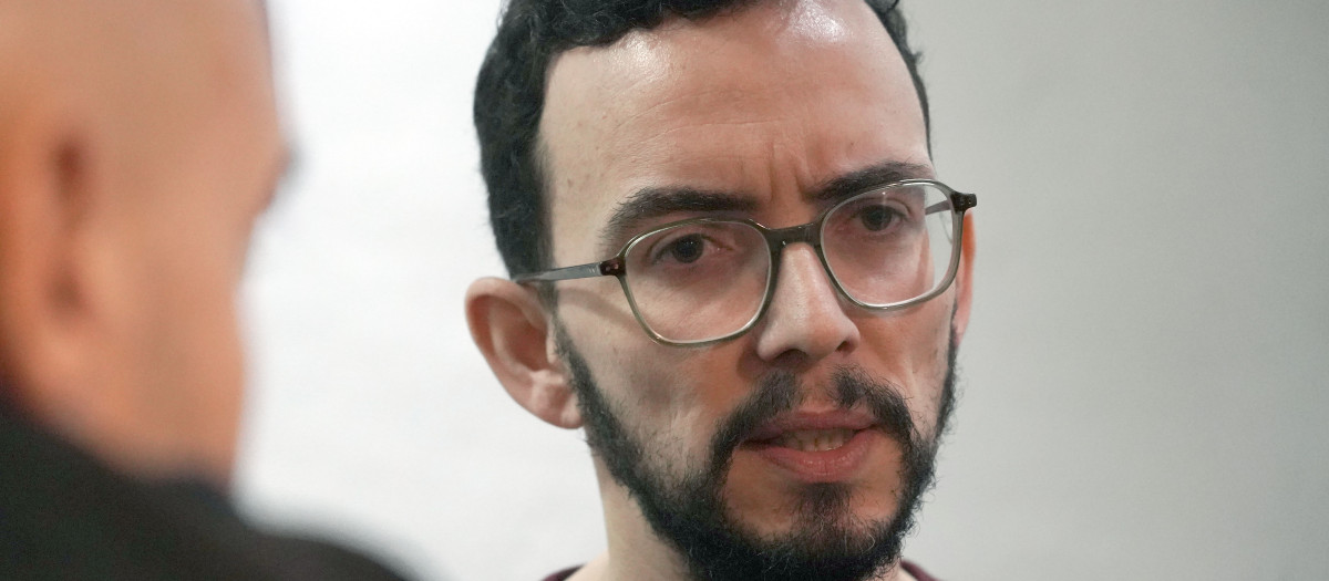 El candidato de Podemos-Alianza Verde a la Presidencia de la Junta, Miguel Ángel Llamas