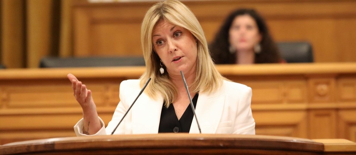 La portavoz del grupo socialista en las Cortes regionales, Ana Isabel Abengózar
