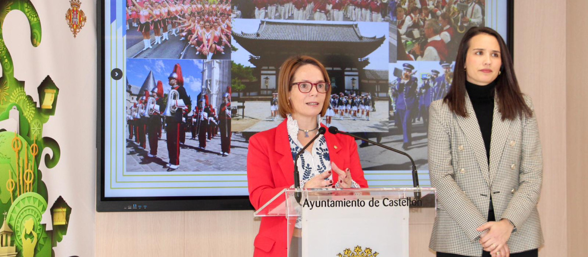 Noelia Selma durante la presentación del XXXV Festival Internacional de Música de Festa