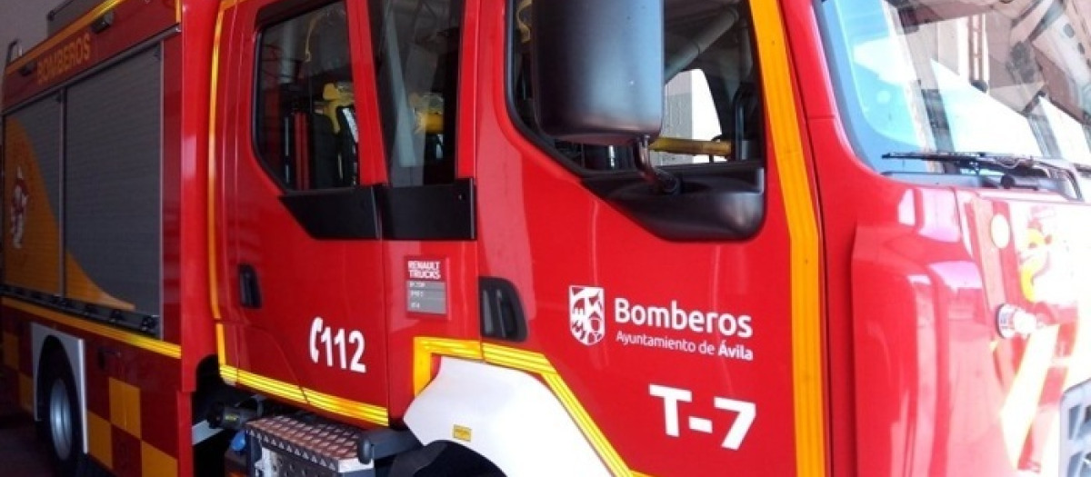 Bomberos de Ávila, en una imagen de archivo