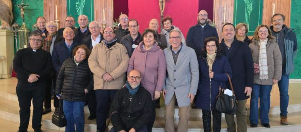Asistentes a la Asamblea Diocesana de la Adoración Nocturna Española en Córdoba