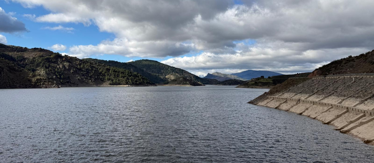 Interior de la presa de El Atazar