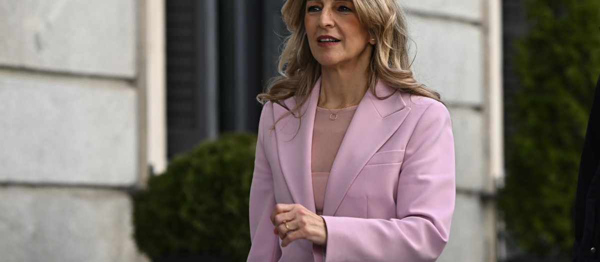 La vicepresidenta segunda y ministra de Trabajo, Yolanda Diaz