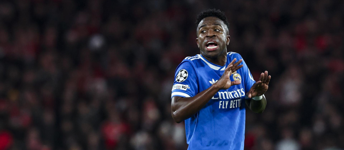 Vinicius sufrió un ataque racista ante el Benfica