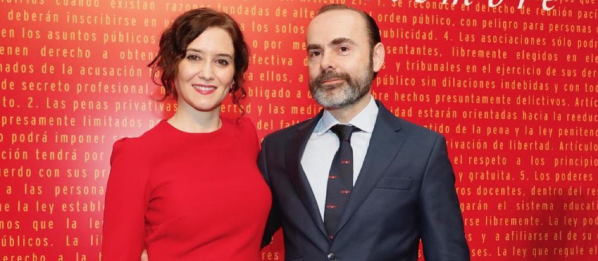 Isabel Díaz Ayuso y Antonio Castillo Algarra