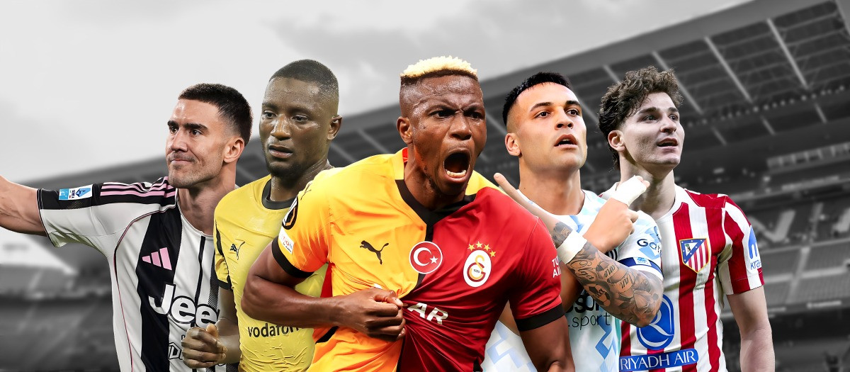 Vlahovic, Guirassy, Osimhen, Lautaro Martínez y Julián Alvarez podrían fichar por el Barça para sustituir a Lewandowski