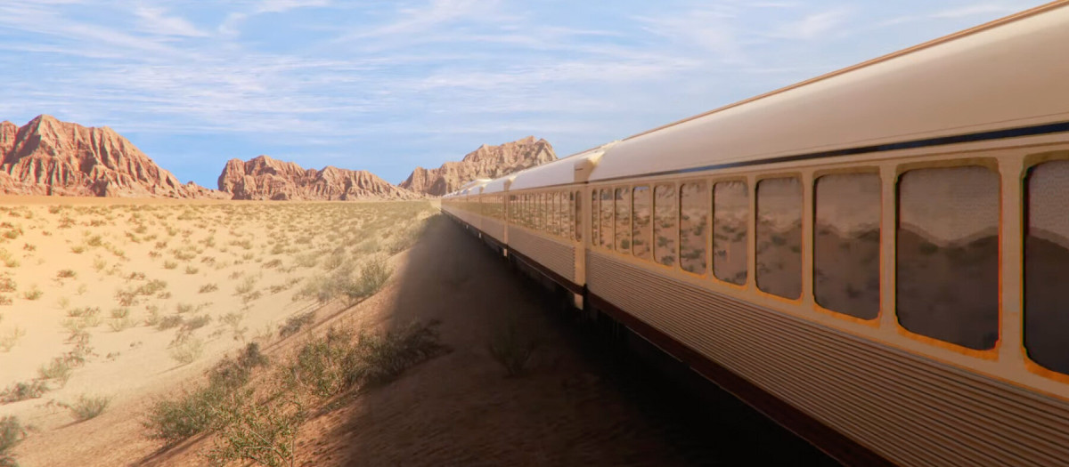 Dream of the Desert, el nuevo tren de ultralujo de Arabia Saudí.