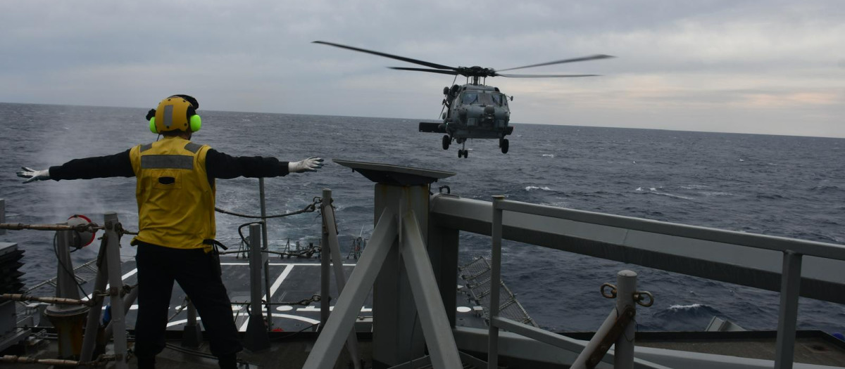 Ejercicio C2X de la US Navy en el que participa la fragata Blas de Lezo