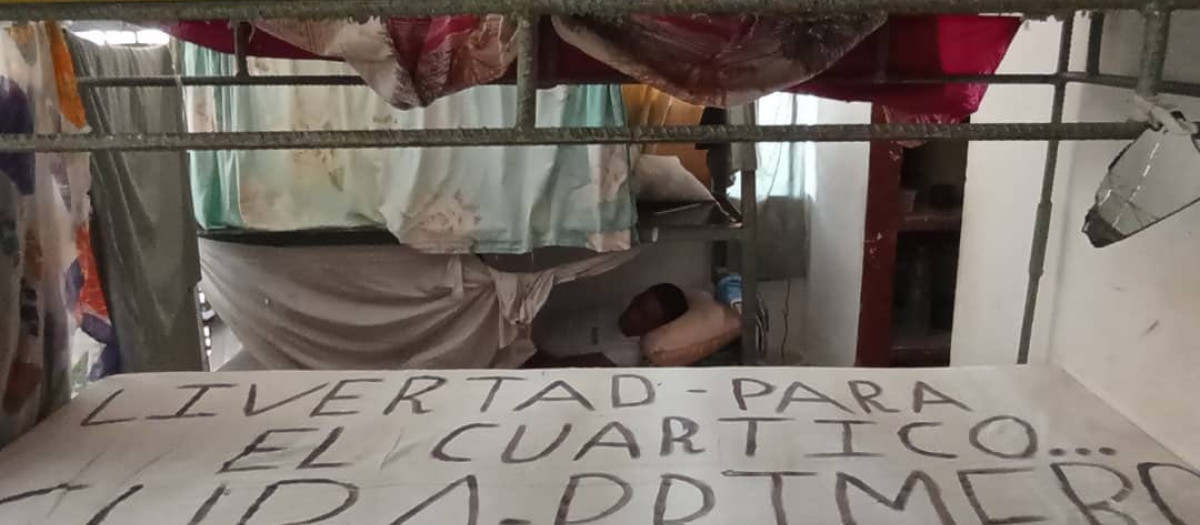 Interior de la prisión de alta seguridad de Canaleta, en Ciego de Ávila, Cuba