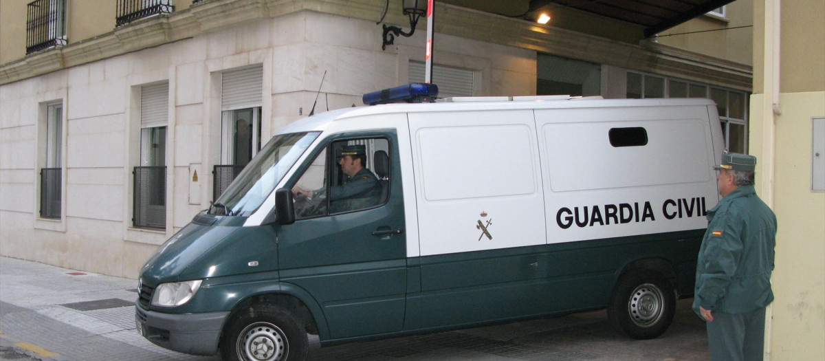 Furgoneta de la Guardia Civil en una imagen de archivo