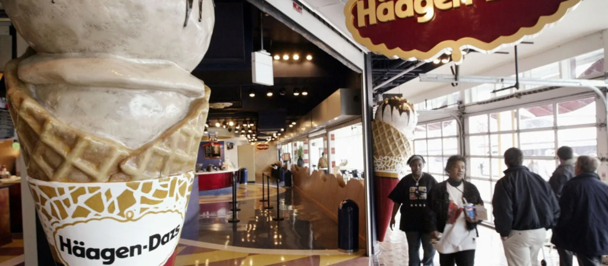 Puesto de Häagen-Dazs