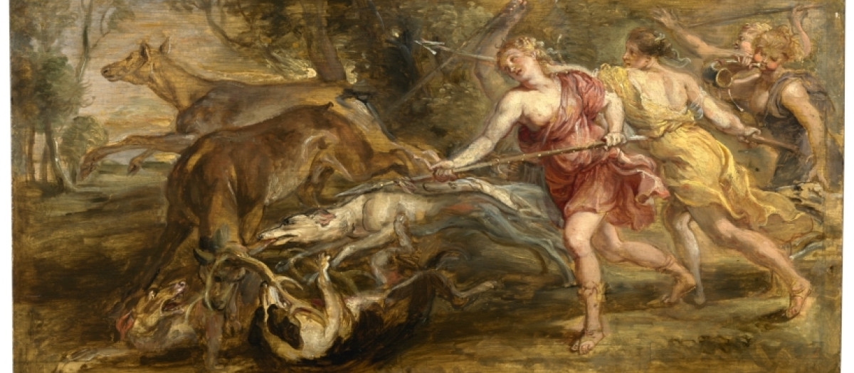 Diana y sus ninfas cazando, Pedro Pablo Rubens