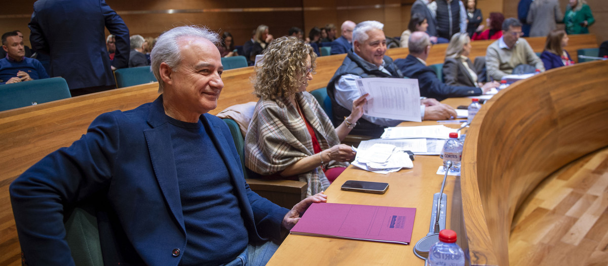 Imagen de Ricardo Gabaldon en el pleno del mes de febrero de la Diputación de Valencia