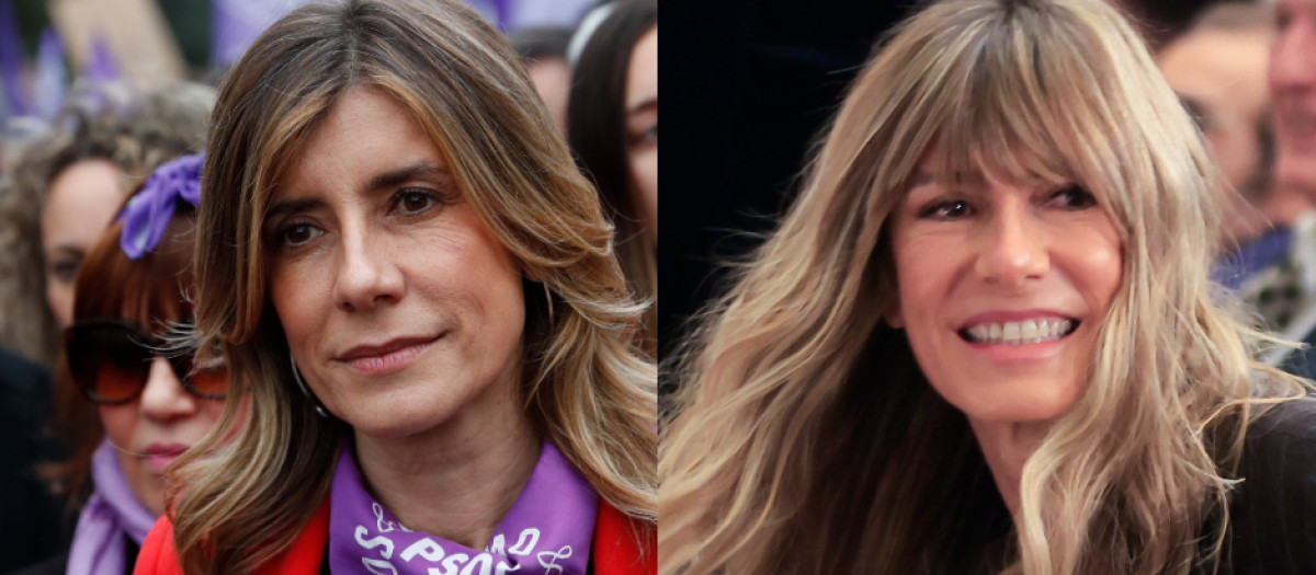 Begoña Gómez antes y después