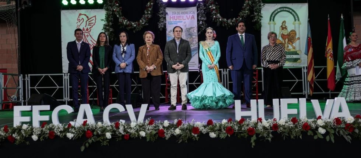 Pérez Llorca en los actos de celebración del Día de Andalucía en la Comunidad Valenciana