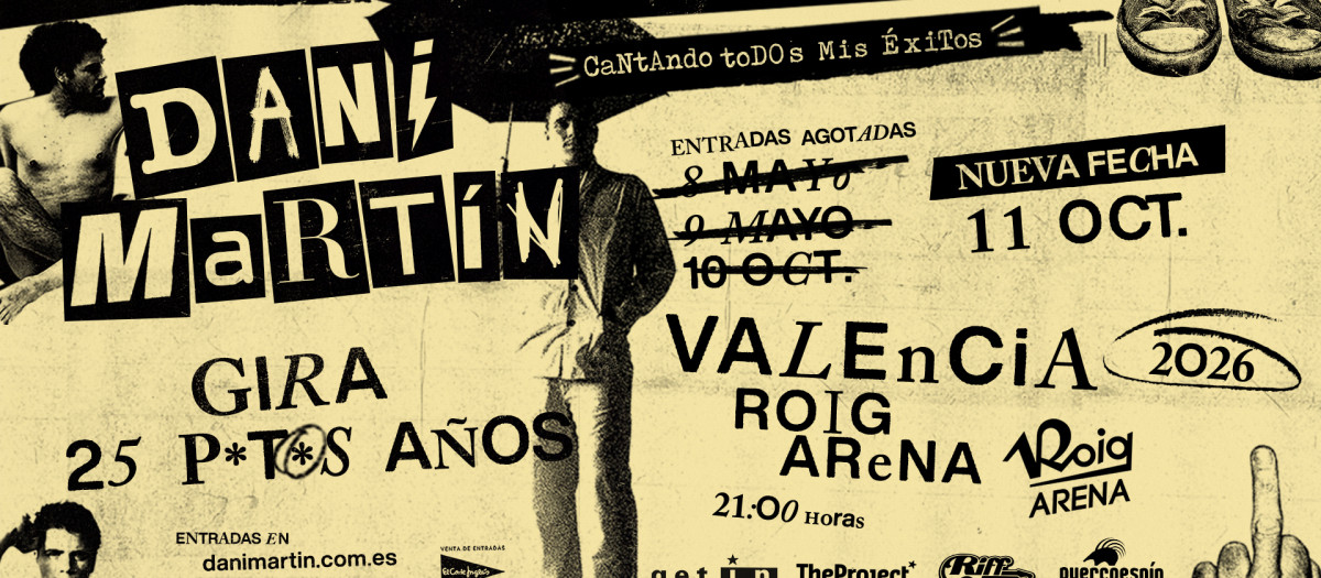 Imagen del cartel del concierto