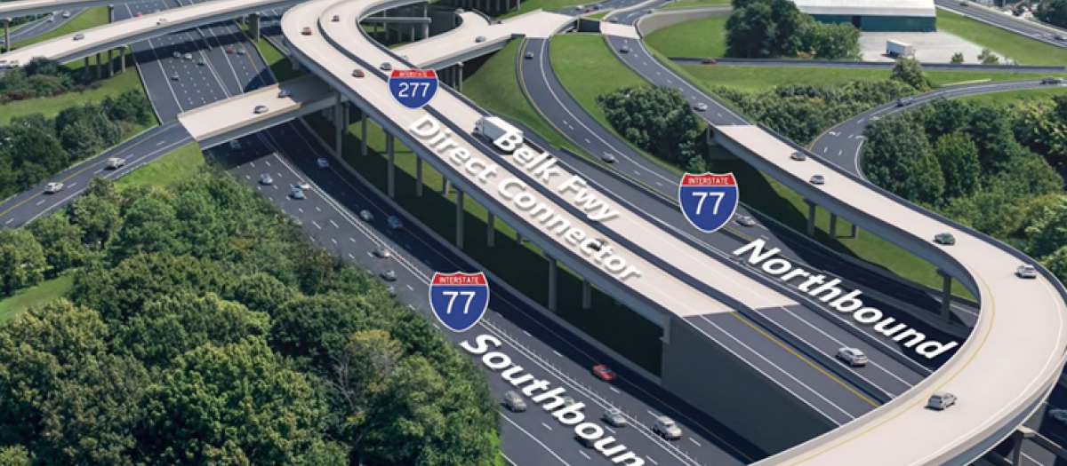 I-77 Sur en Charlotte, Carolina del Norte