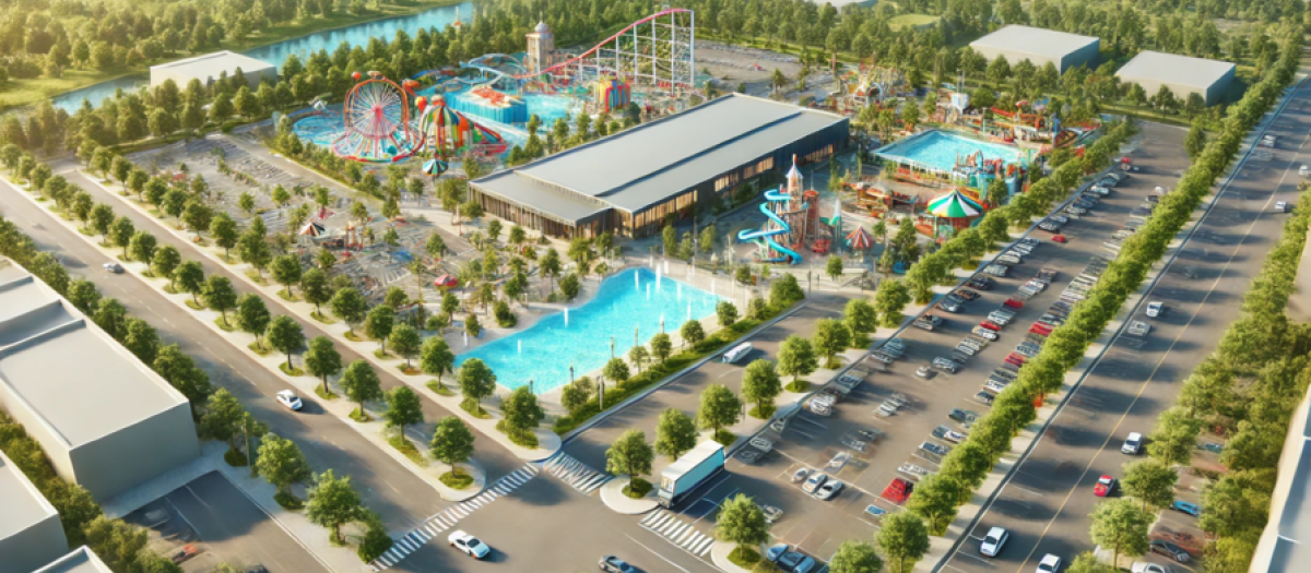 Recreación de la ampliación del parque junto a Plaza Mayor