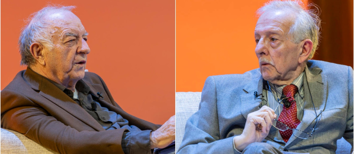 Ricardo García Cárcel y Juan Pablo Fusi, en la presentación de Vidas españolas