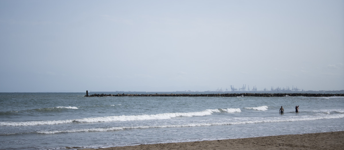 Imagen del litoral de la ciudad de Valencia