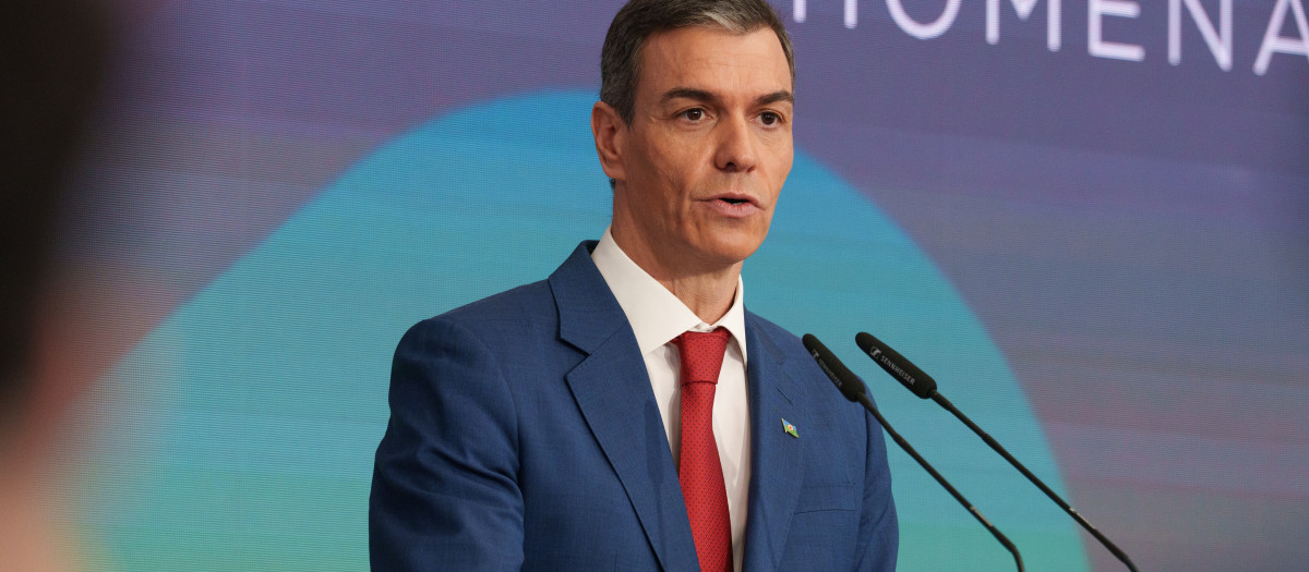 El presidente del Gobierno, Pedro Sánchez