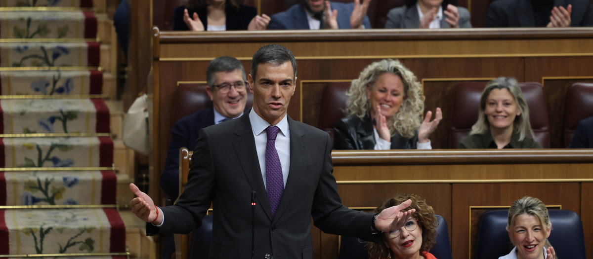 El presidente del Gobierno, Pedro Sánchez