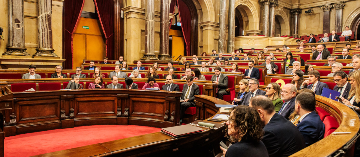 Imagen del Pleno del Parlament