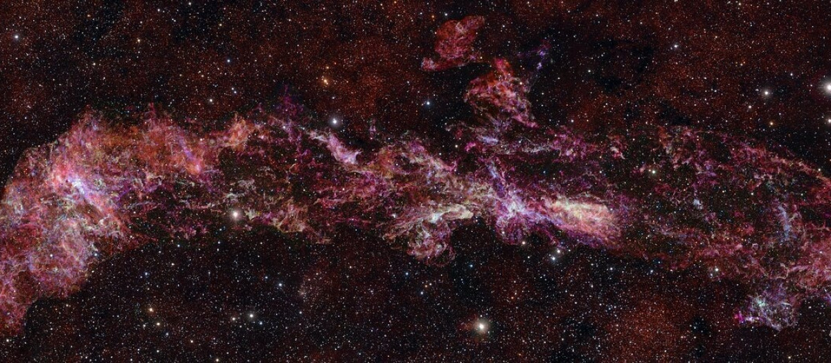 Una vista de ALMA del gas molecular que hay en el centro de la Vía Láctea