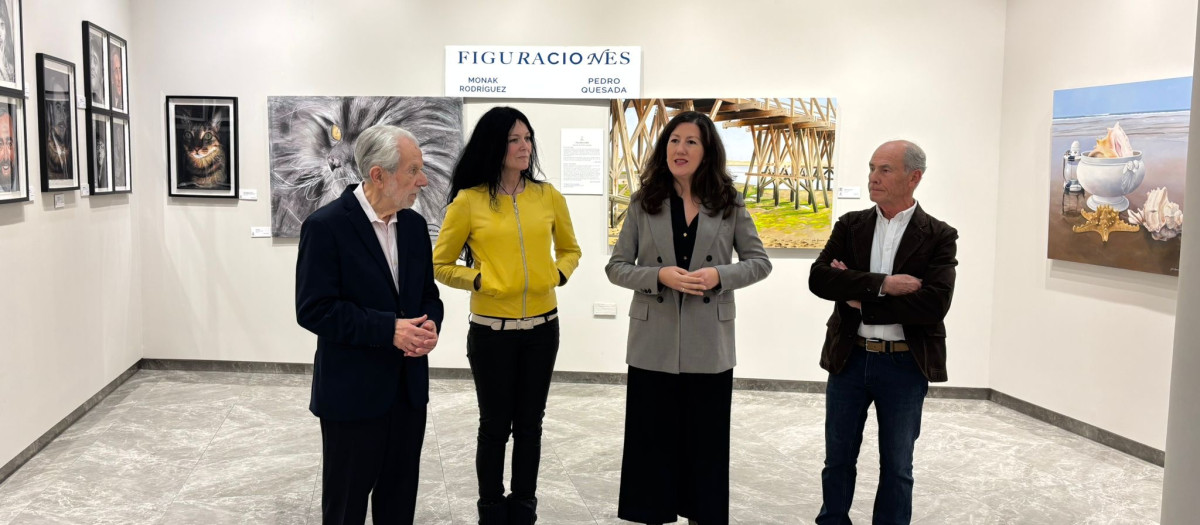 Inauguración de la exposición en la Fundación Caja Rural del Sur