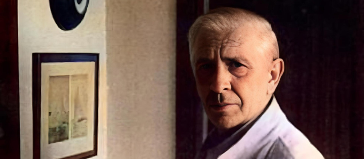 Mario Lacruz, en una imagen de archivo, coloreada a posteriori