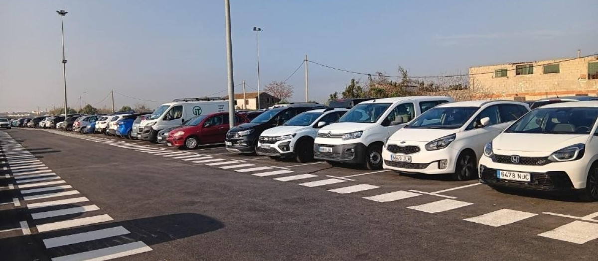 Imagen del nuevo aparcamiento