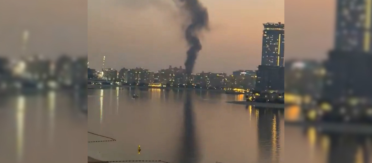 Un misil impacta en un barrio de Dubai