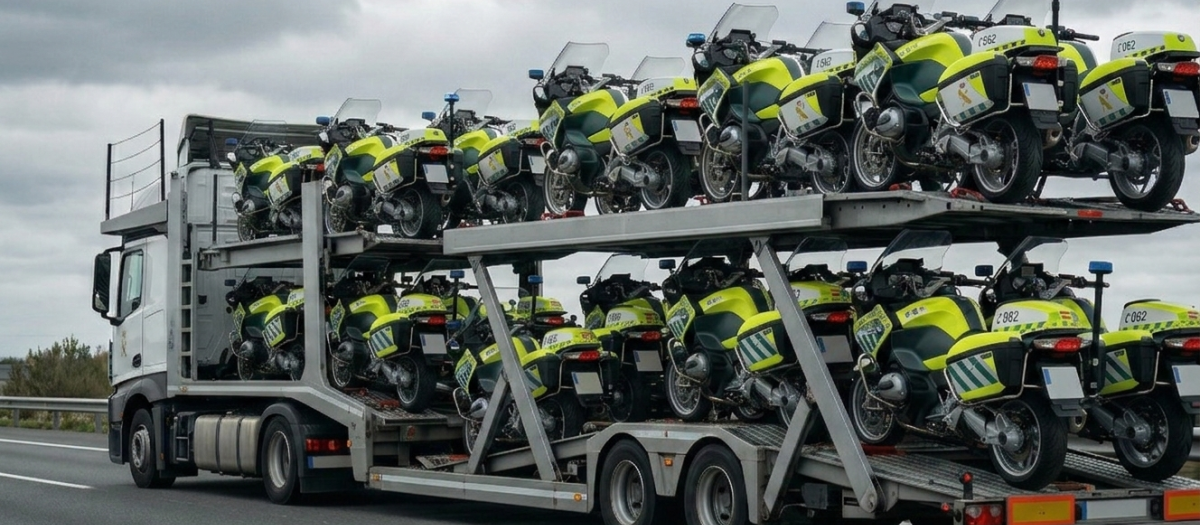 Los agentes están siendo obligados a trasladar las motos