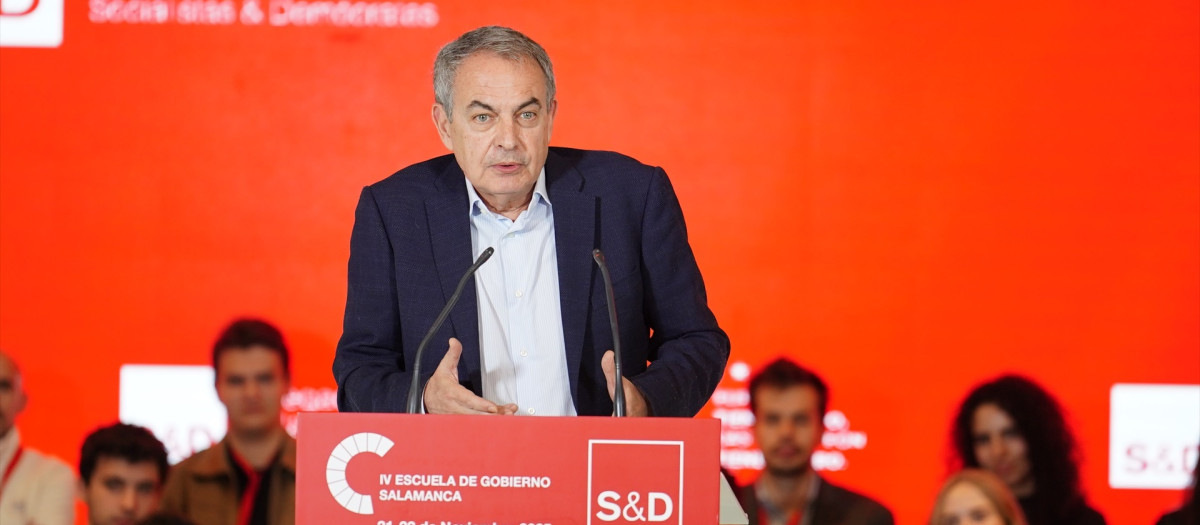 El expresidente del Gobierno, José Luis Rodríguez Zapatero