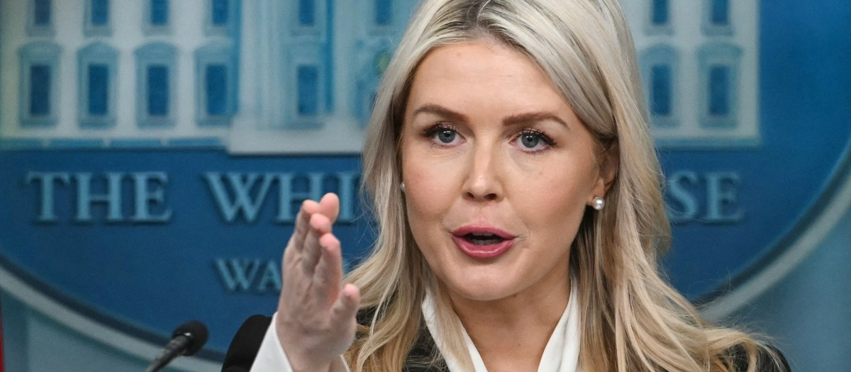 la portavoz de la Casa Blanca, Karoline Leavitt