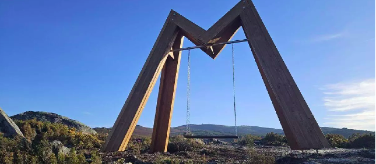 El columpio más alto de Galicia