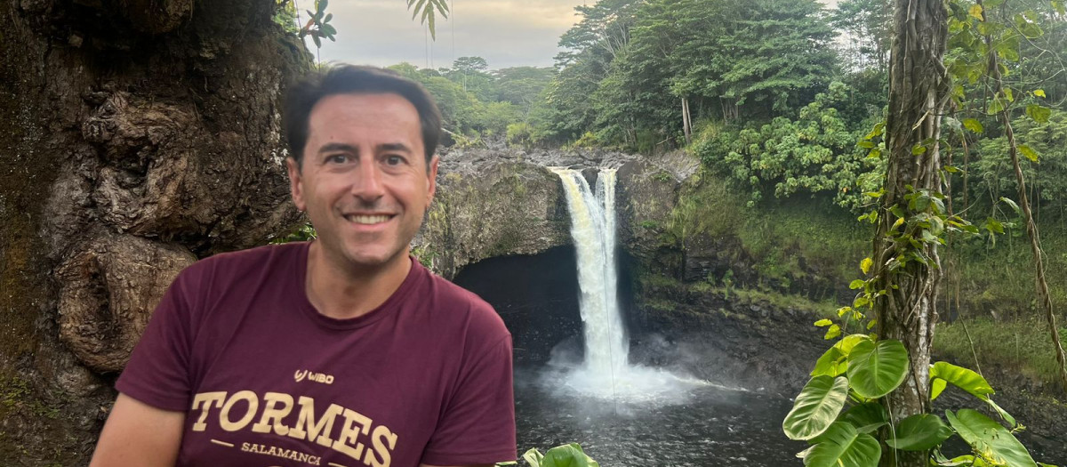 Julián, un salmantino residente en Lima (Perú) que trabaja para la compañía española Repsol