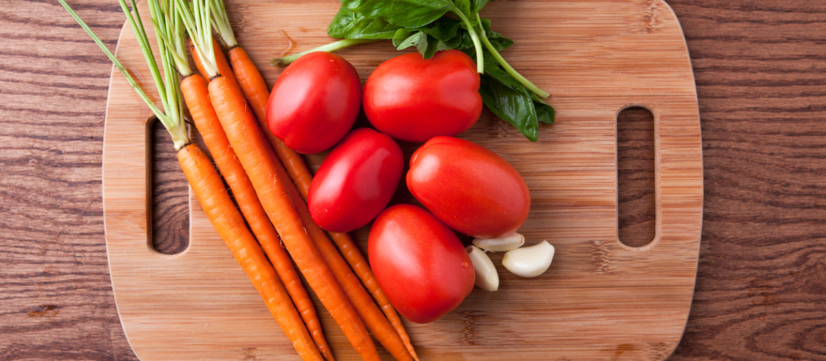 Tomates y zanahorias