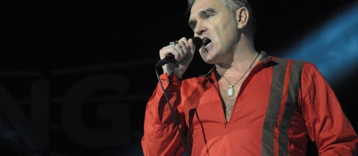 Imagen de archivo de Morrissey durante un concierto