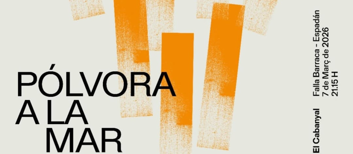 Imagen del cartel del espectáculo pirotécnico de este sábado