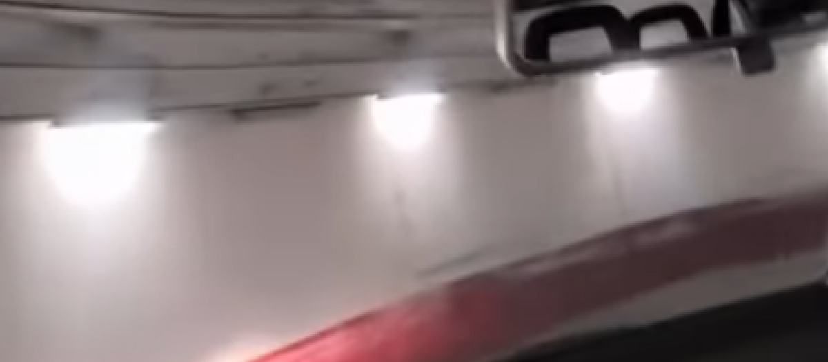 Bajada al parking del Centro Comercial Gran Vía de Alicante