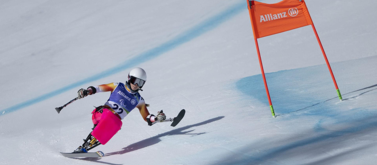 Audrey Pascual, durante los Juegos Paralímpicos 2026
