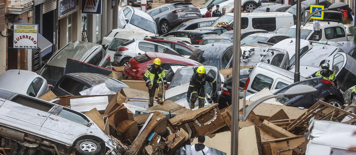 Imagen de los efectos de la dana de Valencia
