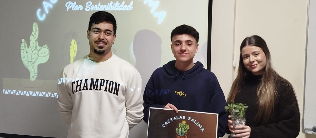 El alumnado del ciclo formativo de grado superior en Marketing y Publicidad de Zalima ha aprovechado las horas de clase para pasar a la acción.