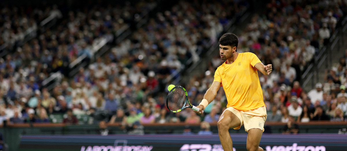 Carlos Alcaraz, en la tercera ronda de Indian Wells