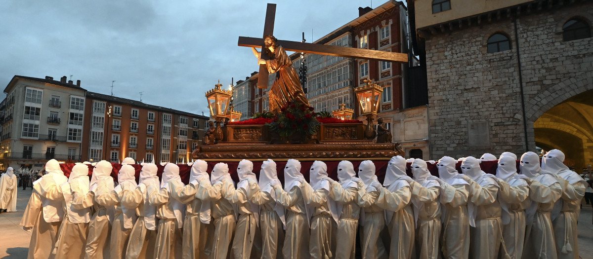 Procesión del Encuentro (Burgos), en una imagen de archivo