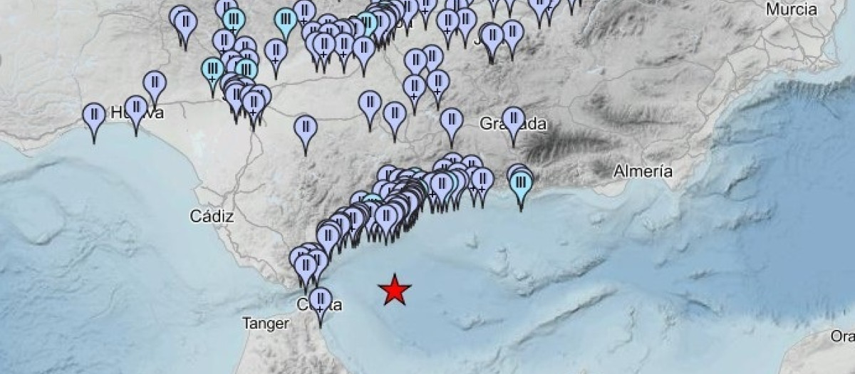 Registrado un seísmo de magnitud 4,4 con epicentro en el mar de Alborán sentido en cinco provincias andaluzas

REMITIDA / HANDOUT por INSTITUTO GEOGRÁFICO NACIONAL
Fotografía remitida a medios de comunicación exclusivamente para ilustrar la noticia a la que hace referencia la imagen, y citando la procedencia de la imagen en la firma
18/3/2026